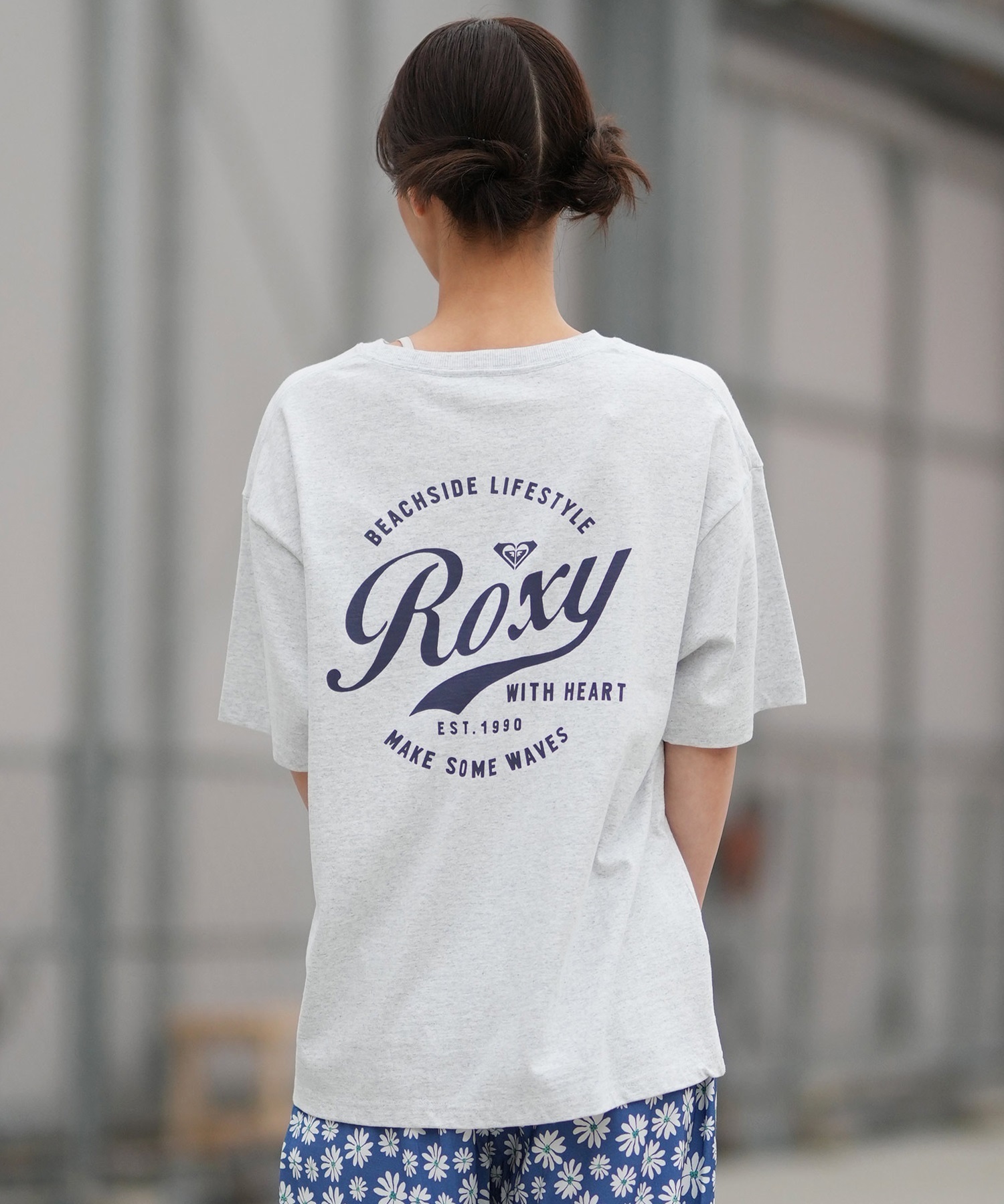 ROXY ロキシー 半袖 Tシャツ レディース バックプリント ドロップショルダー RST261076(HER-S)