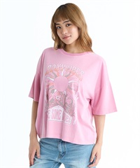 ROXY ロキシー 半袖 Tシャツ レディース フロントプリント RST261087(PNK-M)