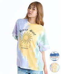 ROXY ロキシー 半袖 Tシャツ レディース バックプリント ボーダー タイダイ RST261093(BBO-M)