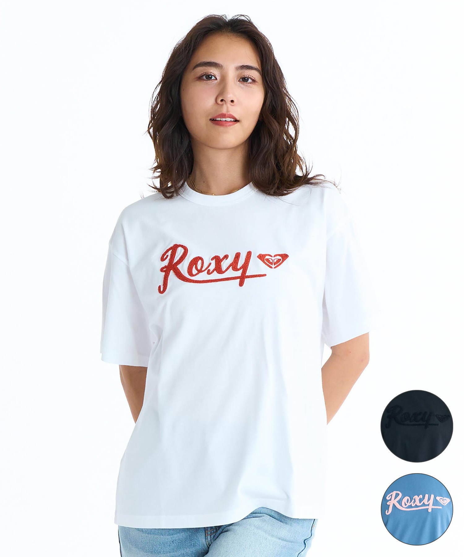 ROXY ロキシー 半袖 Tシャツ レディース ロゴ RST261095(WHT2-M)