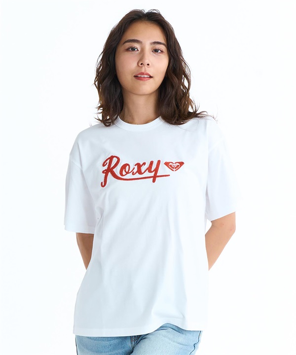 ROXY ロキシー 半袖 Tシャツ レディース ロゴ RST261095(WHT2-M)