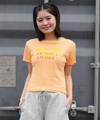 ROXY ロキシー 半袖 Tシャツ レディース コンパクトT RST261644M ムラサキスポーツ限定(ORG-M)