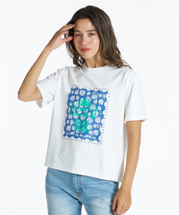 ROXY ロキシー 半袖 Tシャツ レディース フロントプリント RST261645M ムラサキスポーツ限定
