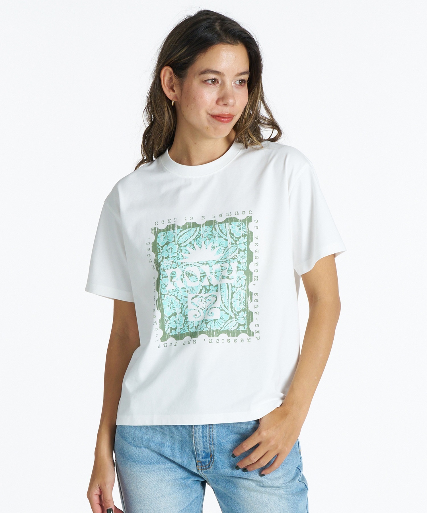 ROXY ロキシー 半袖 Tシャツ レディース フロントプリント RST261645M