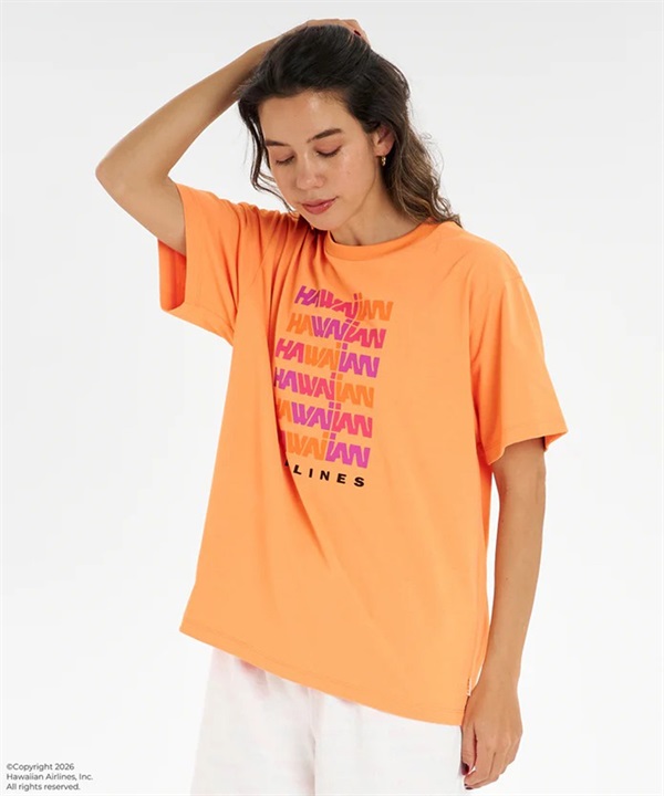 ROXY ロキシー HAWAIIAN AIRLINES コラボ 半袖 Tシャツ レディース ラッシュ TEE RLY262023 UT