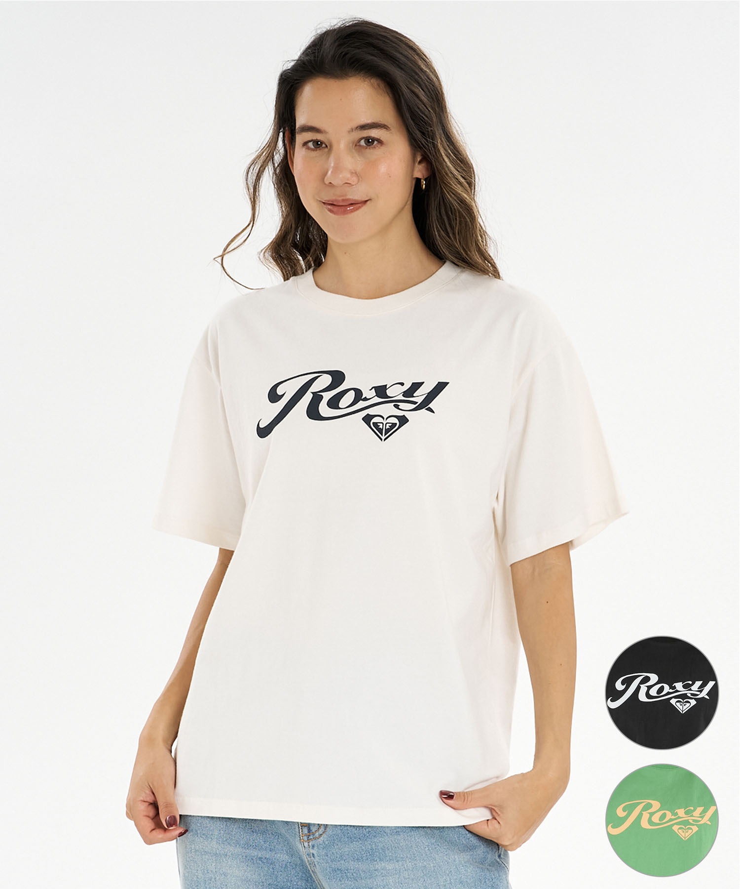 ROXY ロキシー 半袖 Tシャツ レディース ロゴ WATER SURFACE