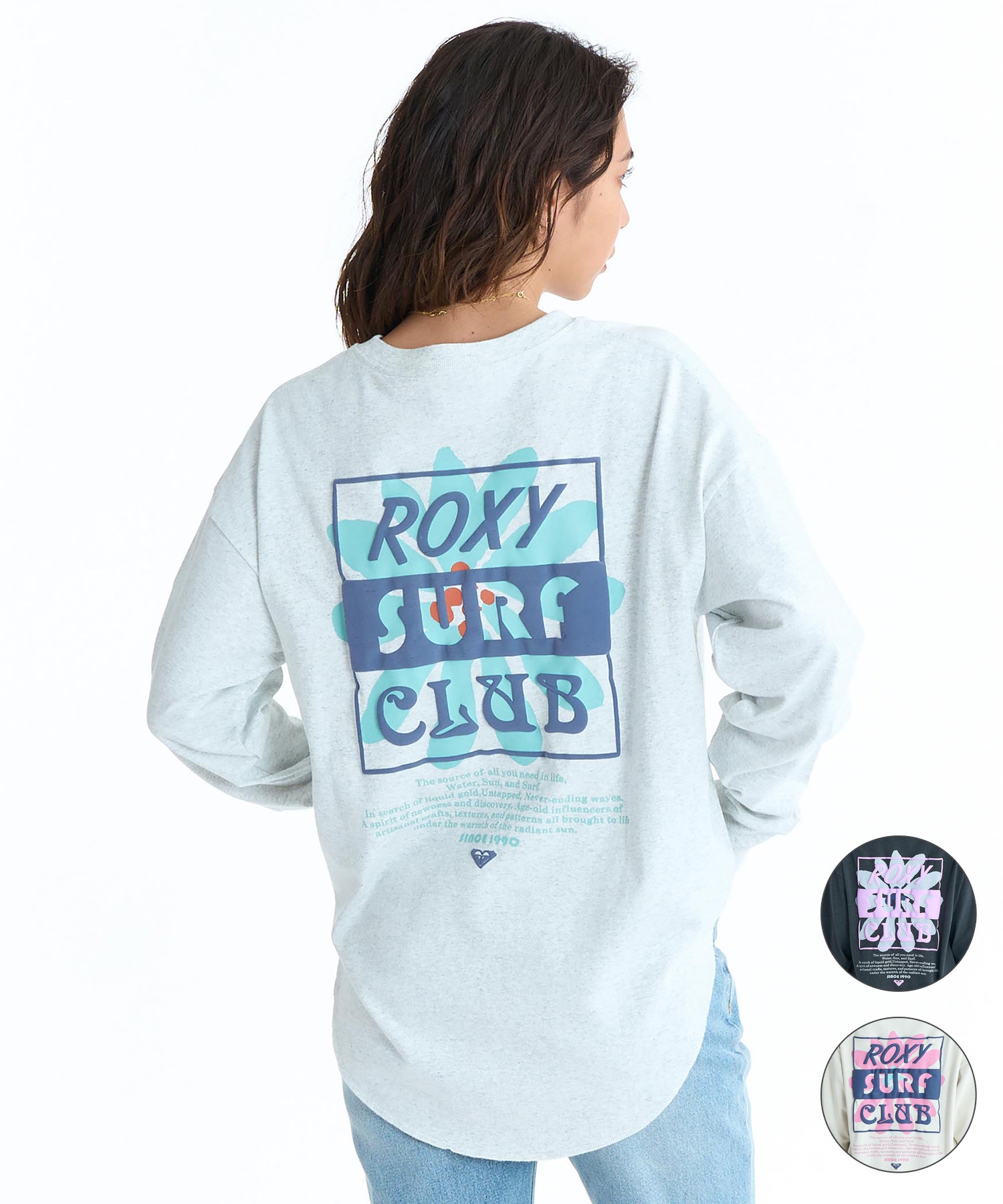 ROXY ロキシー 長袖 Tシャツ ロンT レディース バックプリント
