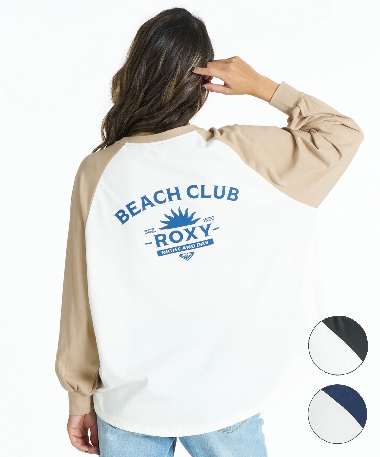 ROXY ロキシー 長袖 Tシャツ ロンT レディース ラグラン バック