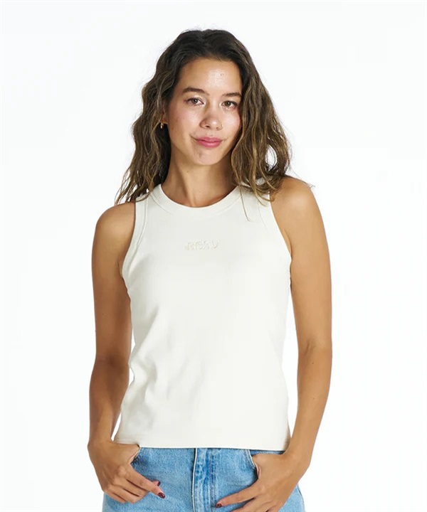 ROXY ロキシー タンクトップ レディース シンプル CREST OF A WAVE パッド付きタンクトップ RDK262039