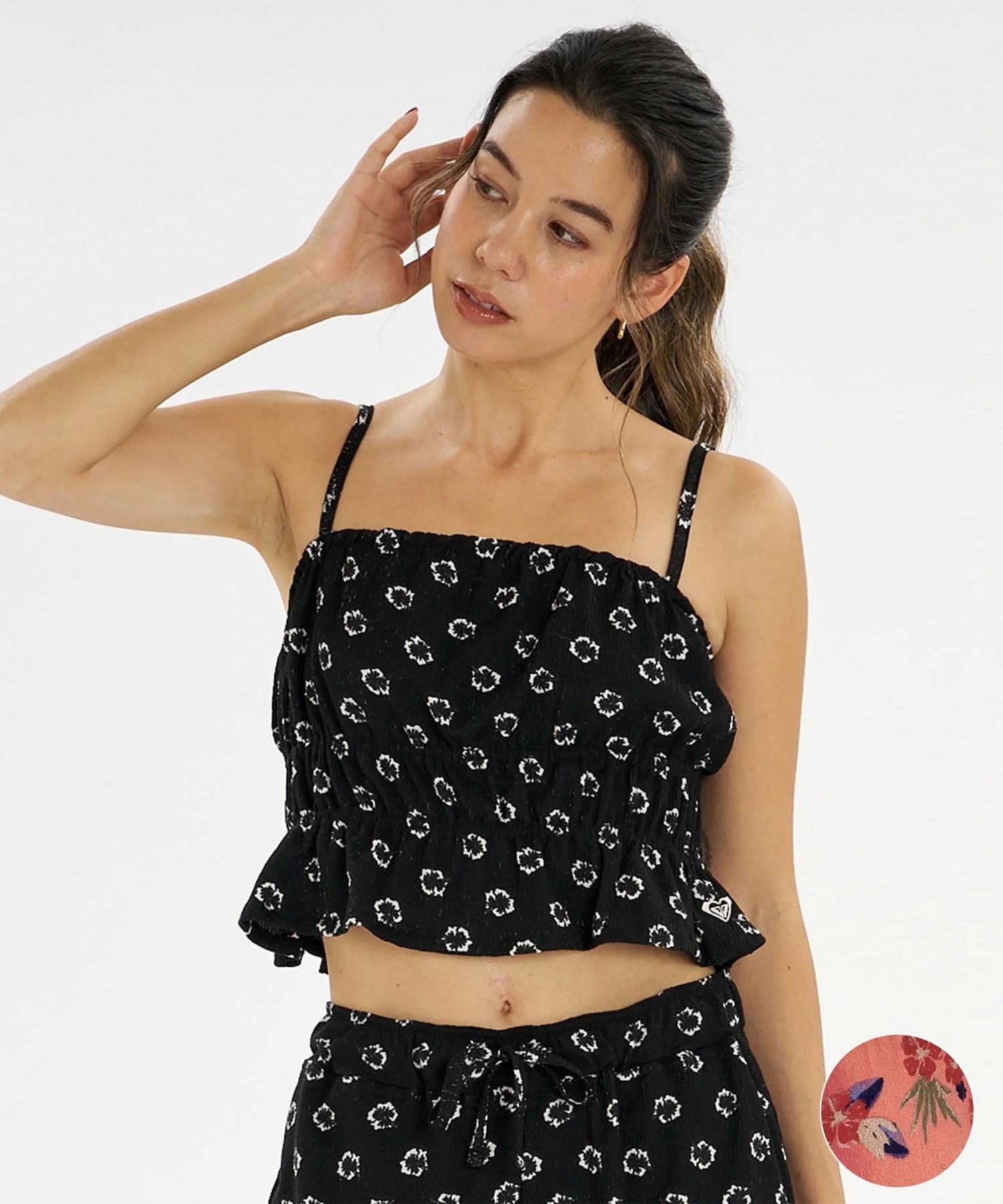 ROXY ロキシー キャミソール レディース ラッシュガードキャミ セットアップ対応 HIBISCUS TIDE CAMI RLY262017 UT(BWH-M)