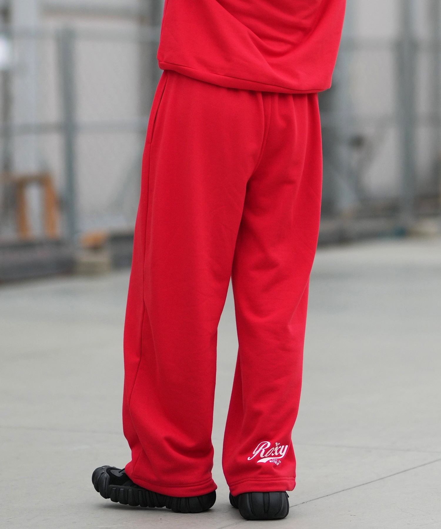 ROXY ロキシー ロングパンツ レディース スウェットパンツ ドローコード付き 裏毛 セットアップ対応 RPT261067(RED-S)