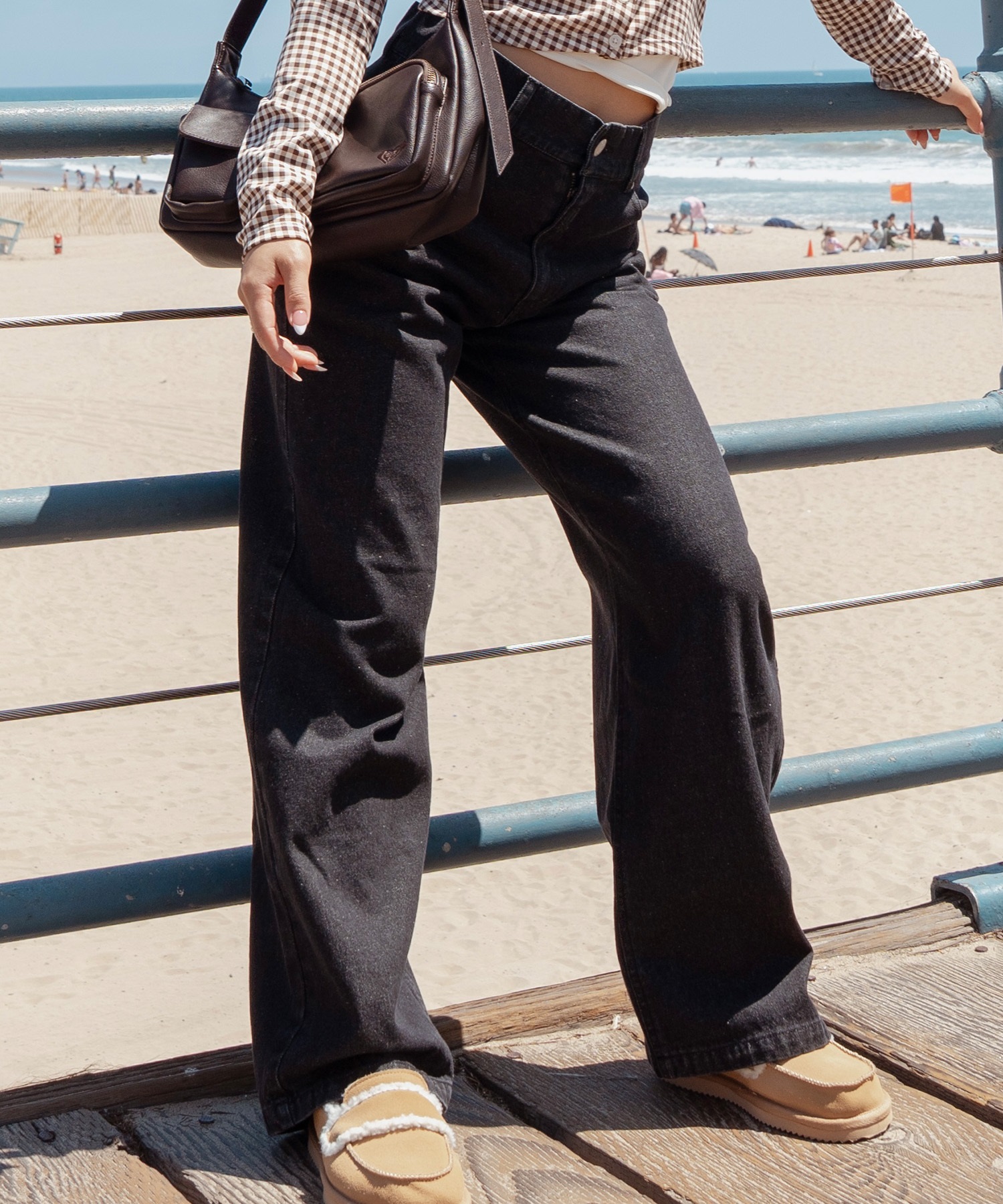 DENIM PANTS（BLK）