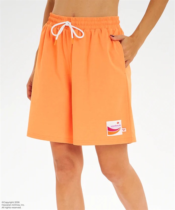 ROXY ロキシー HAWAIIAN AIRLINES コラボ ハーフパンツ ボードショーツ レディース 接触冷感 SHORTS RBS262007 UT