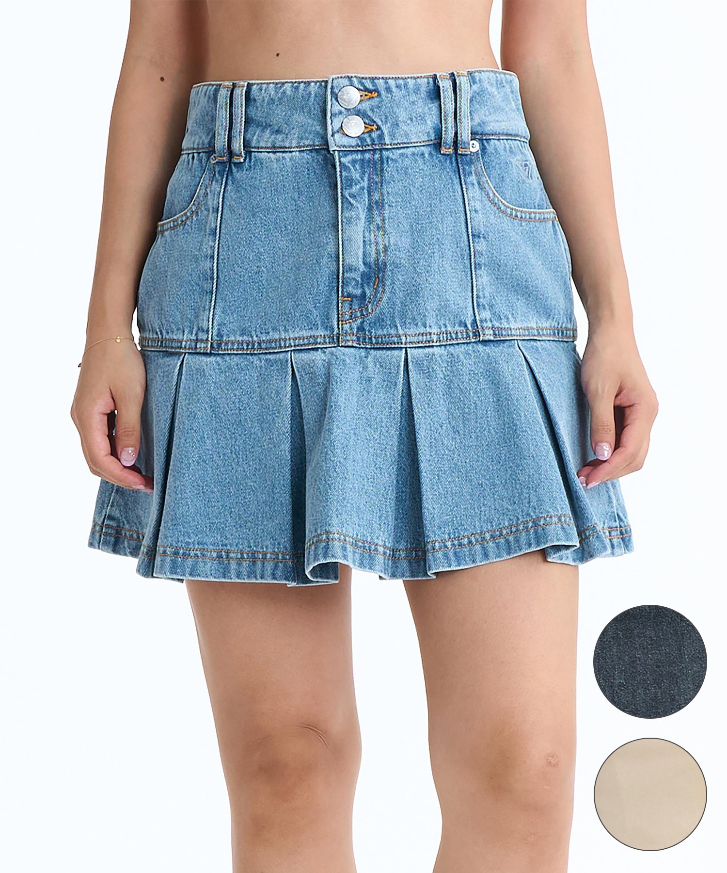 ROXY ロキシー スカート レディース プリーツ ミニスカート インナー