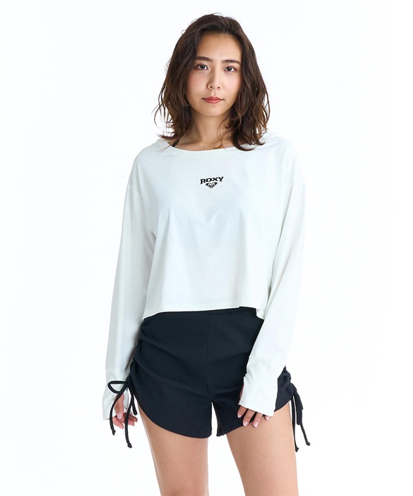 ROXY ロキシー 水着 3点セット ビキニ レディース 長袖ラッシュガード BLUE DRIFT RSW261002