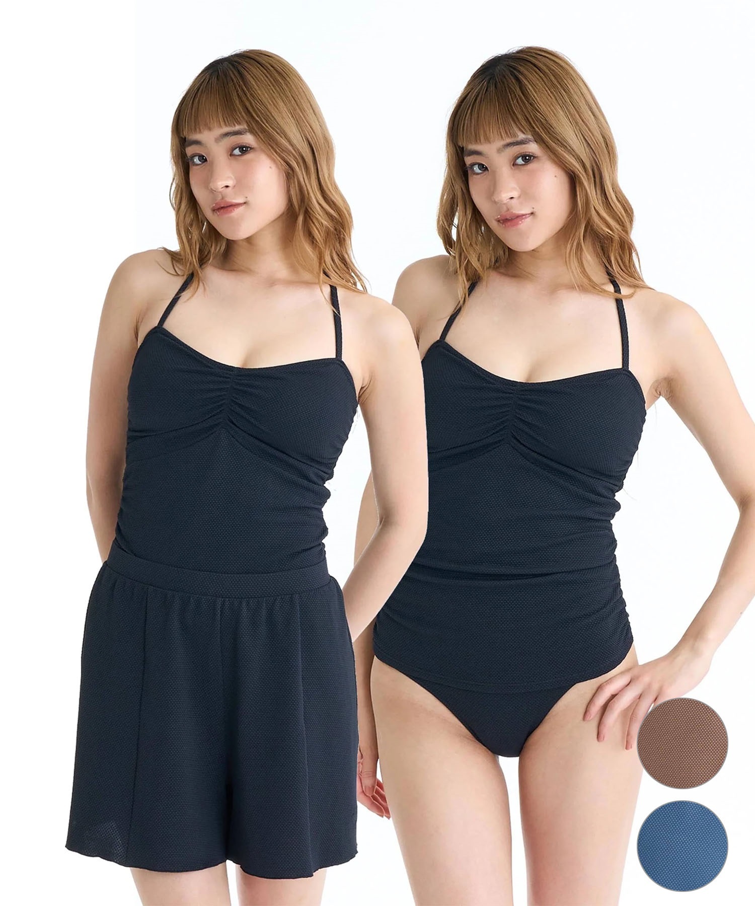 ROXY ロキシー 水着 3点セット レディース セパレート キュロット