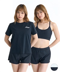ROXY ロキシー 水着 3点セット ビキニ レディース ラッシュTシャツ