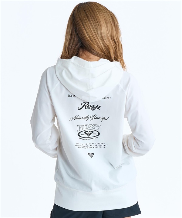 ROXY ロキシー 水着 ラッシュガード ジップアップ パーカー レディース 水陸両用 HISTORICAL LOGO HOODIE RLY261035