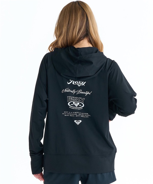 ROXY ロキシー 水着 ラッシュガード ジップアップ パーカー レディース 水陸両用 HISTORICAL LOGO HOODIE RLY261035