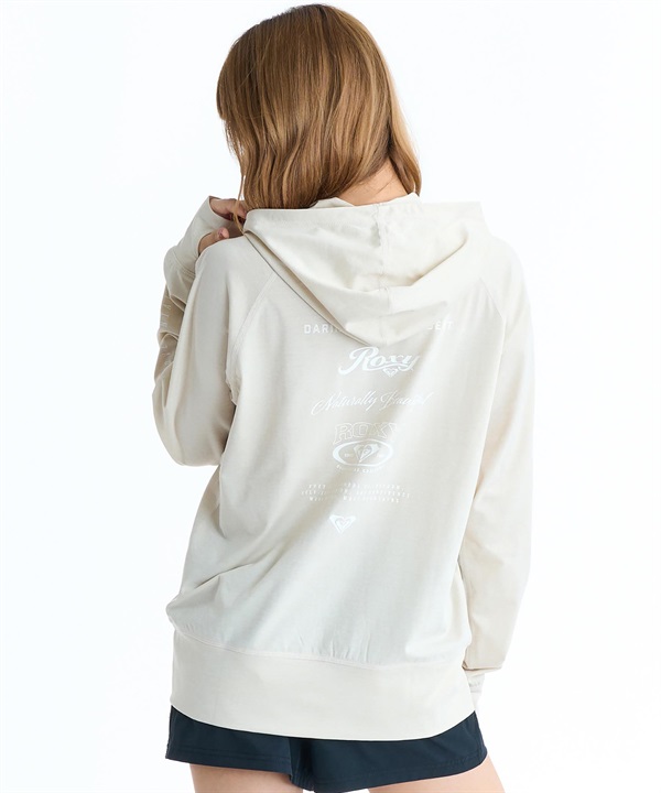 ROXY ロキシー 水着 ラッシュガード ジップアップ パーカー レディース 水陸両用 HISTORICAL LOGO HOODIE RLY261035