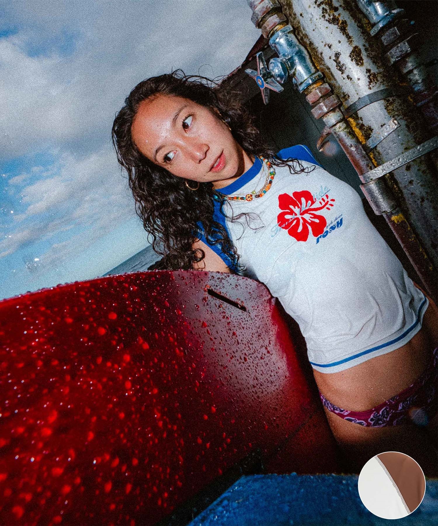ROXY ロキシー 水着 ラッシュガード タンクトップ Tシャツ レディース