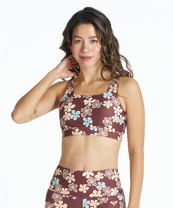 ROXY ロキシー ブラトップ タンクトップ レディース 水陸両用 フィットネス UVカット TIDEWAY BRALET RBR261611M UT