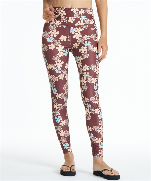 ROXY ロキシー レギンス レディース 水陸両用 フィットネス UVカット TIDEWAY LEGGINGS RLY261617M UT