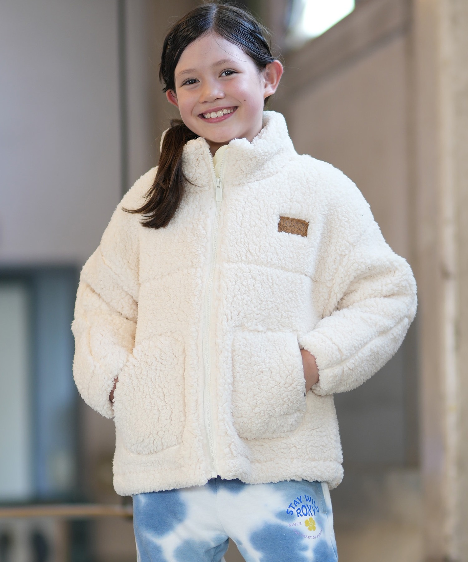 ROXY ロキシー ジャケット キッズ 子供 ボア 撥水 MINI TEDDY BOA