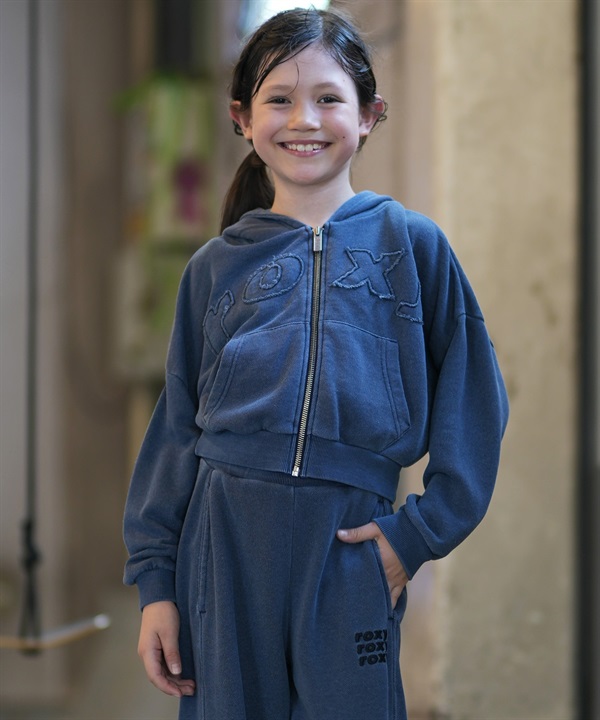 ROXY ロキシー ジップアップ パーカー フーディー キッズ 子供 MINI SALT FADE ZIP TZP264106