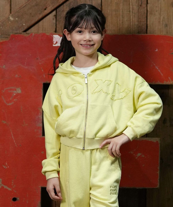 ROXY ロキシー ジップアップ パーカー フーディー キッズ 子供 MINI SALT FADE ZIP TZP264106