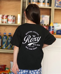 ROXY ロキシー 半袖 Tシャツ キッズ ジュニア 子供 女の子 MINI ROXY WITH HEART Tシャツ TST261117(BBK-130cm)