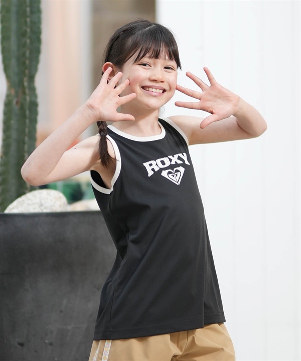 ROXY ロキシー タンクトップ キッズ ジュニア 子供 ロゴ MINI WAVE CLUB TANK TLY261656M