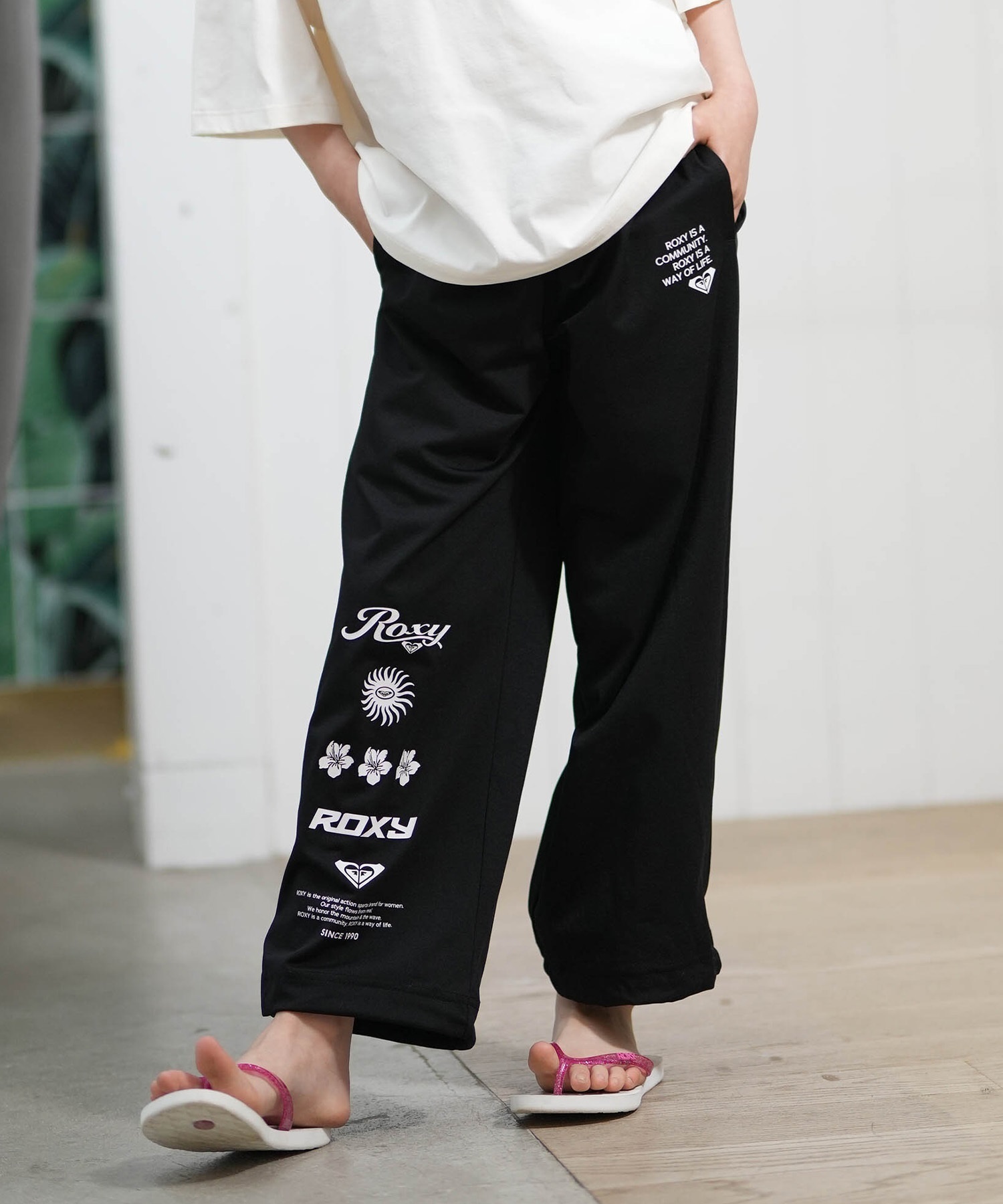 ROXY ロキシー 水着 ラッシュガード ロングパンツ キッズ ジュニア