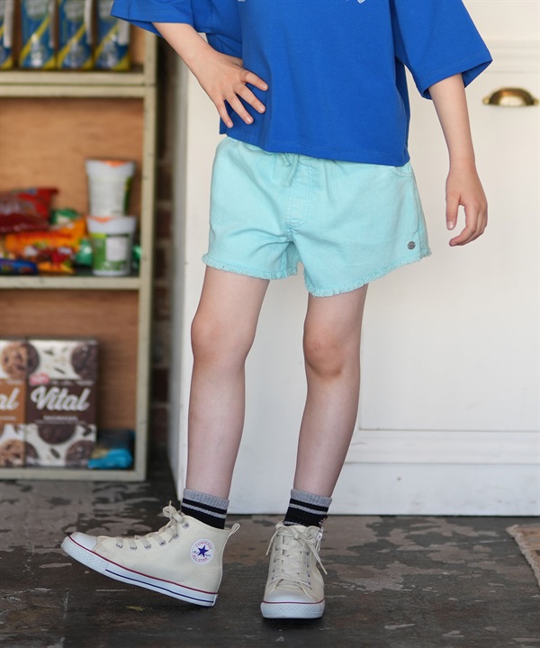 ROXY ロキシー ハーフパンツ ショートパンツ キッズ ジュニア 子供 無地 SCENIC ROUTE TWILL R ERGNS03187