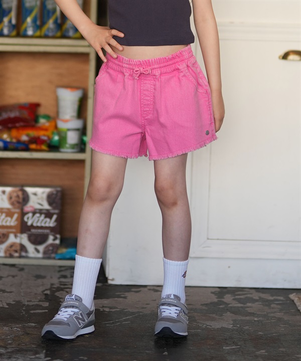 ROXY ロキシー ハーフパンツ ショートパンツ キッズ ジュニア 子供 無地 SCENIC ROUTE TWILL R ERGNS03187