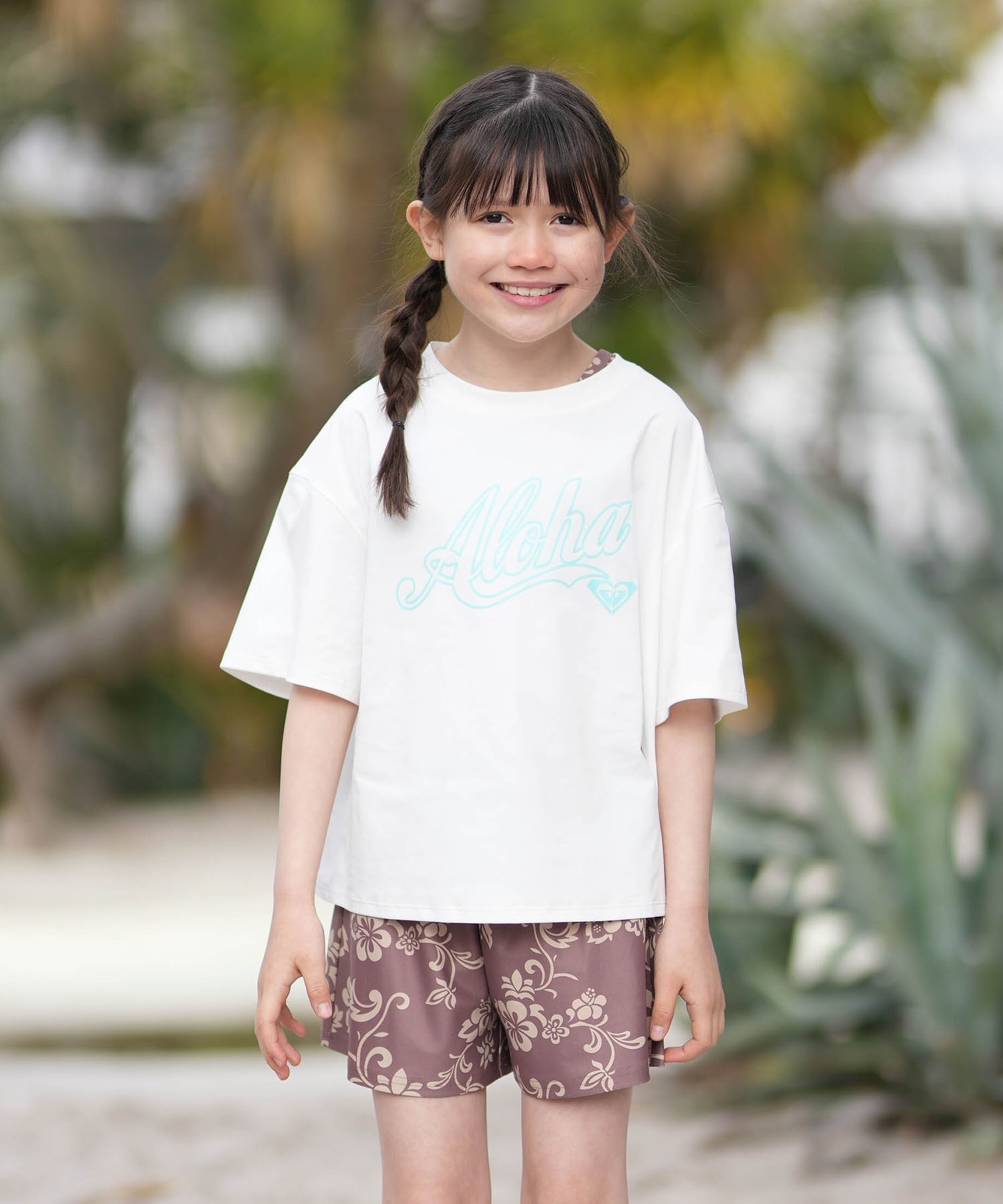 ROXY ロキシー 水着 3点セット キッズ ジュニア 子供 水陸両用
