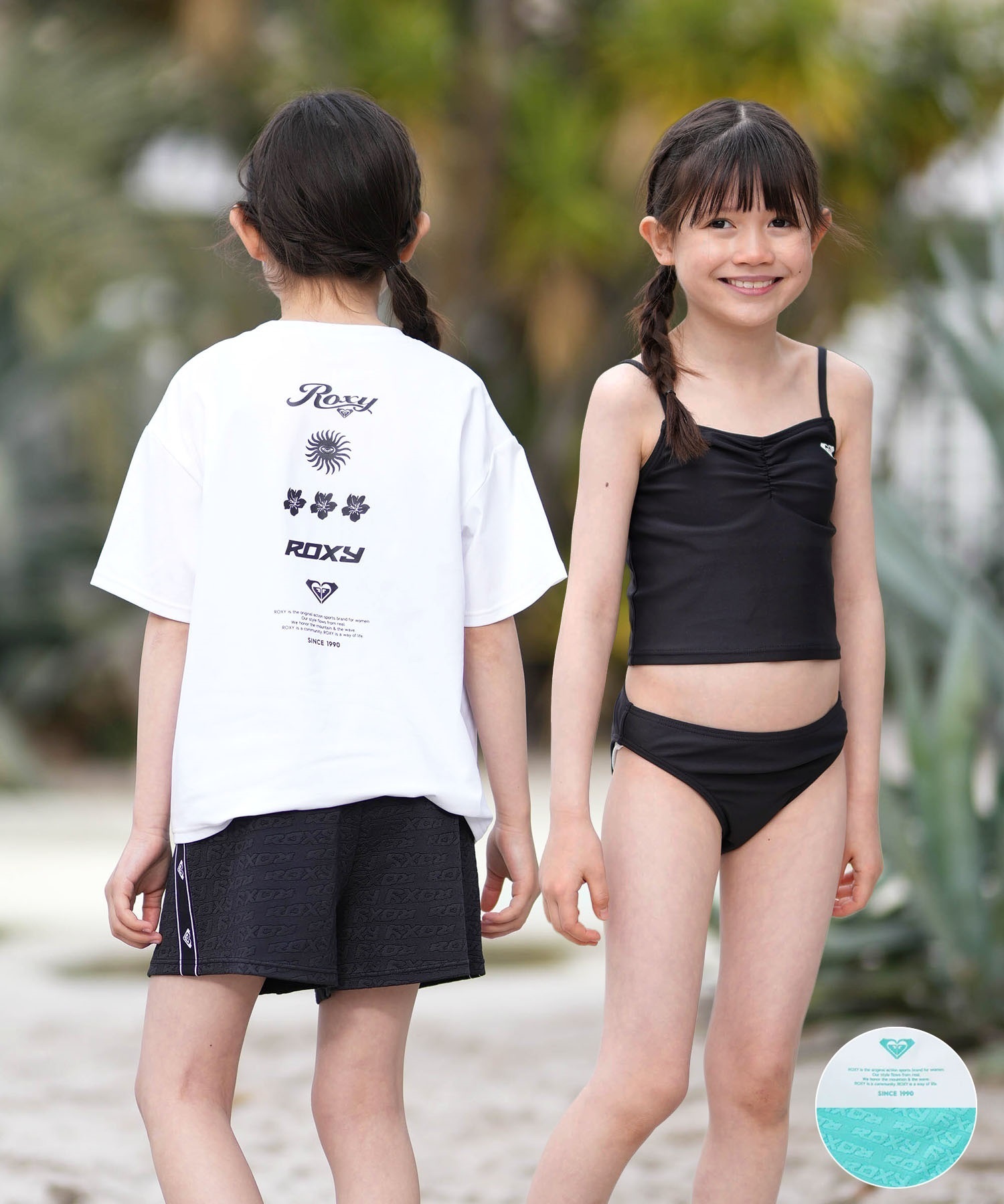 ROXY ロキシー 水着 4点セット キッズ ジュニア 子供 水陸両用