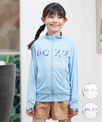 ROXY ロキシー キッズ ジュニア 子供 水陸両用 SPLASHY STAND ジップラッシュガード TLY261107(LBL-120cm)
