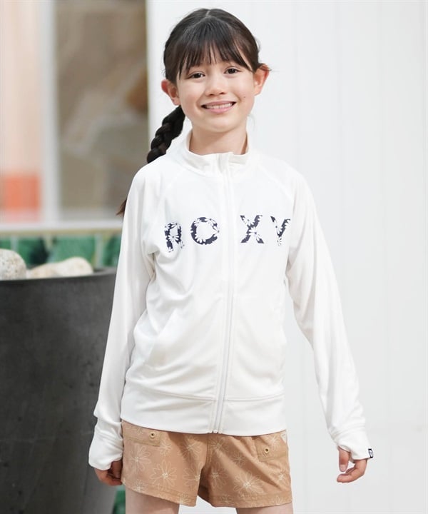 ROXY ロキシー キッズ ジュニア 子供 水陸両用 SPLASHY STAND ジップラッシュガード TLY261107