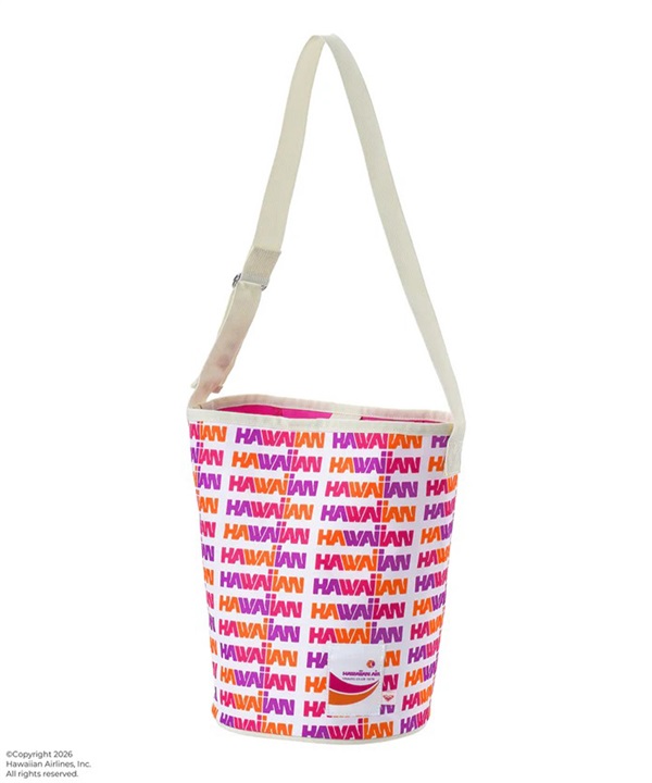 ROXY ロキシー HAWAIIAN AIRLINES コラボ トートバッグ 2WAY バケツ型ショルダートートバッグ RBG262307