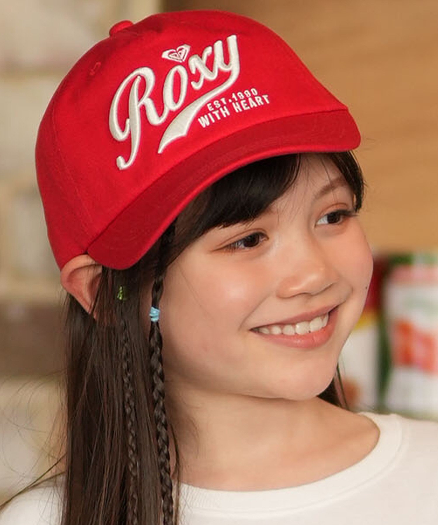 ROXY ロキシー キャップ キッズ 子供 MINI ROXY WITH HEART キャップ TCP261120(RED-FREE)