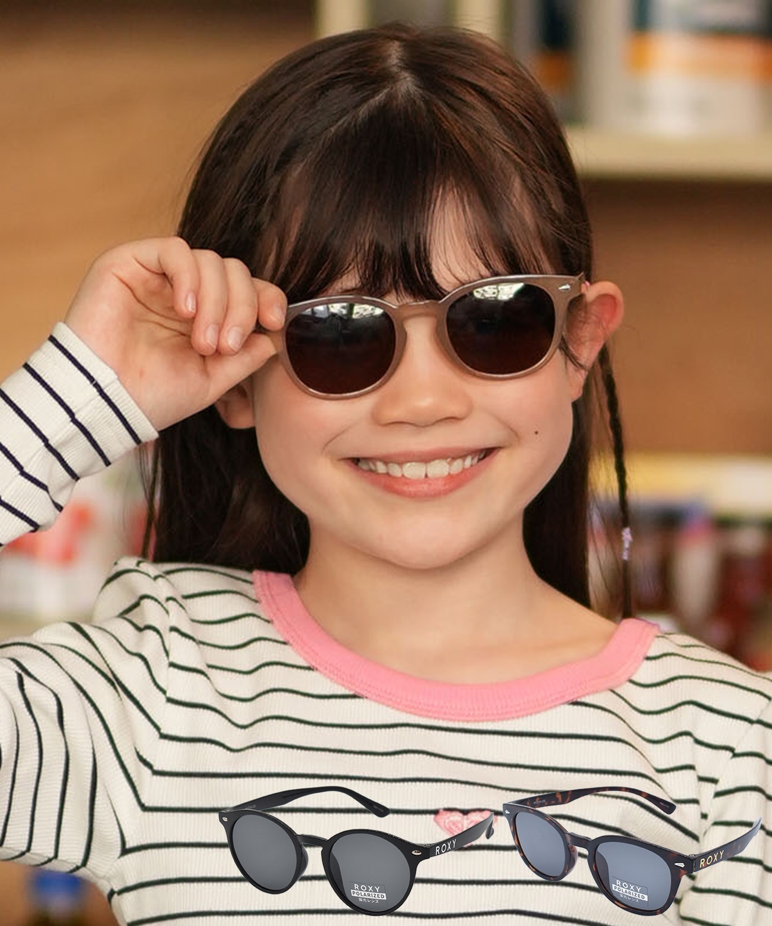 ROXY ロキシー サングラス キッズ 子供 調光 MINI SALT HORIZON SUN