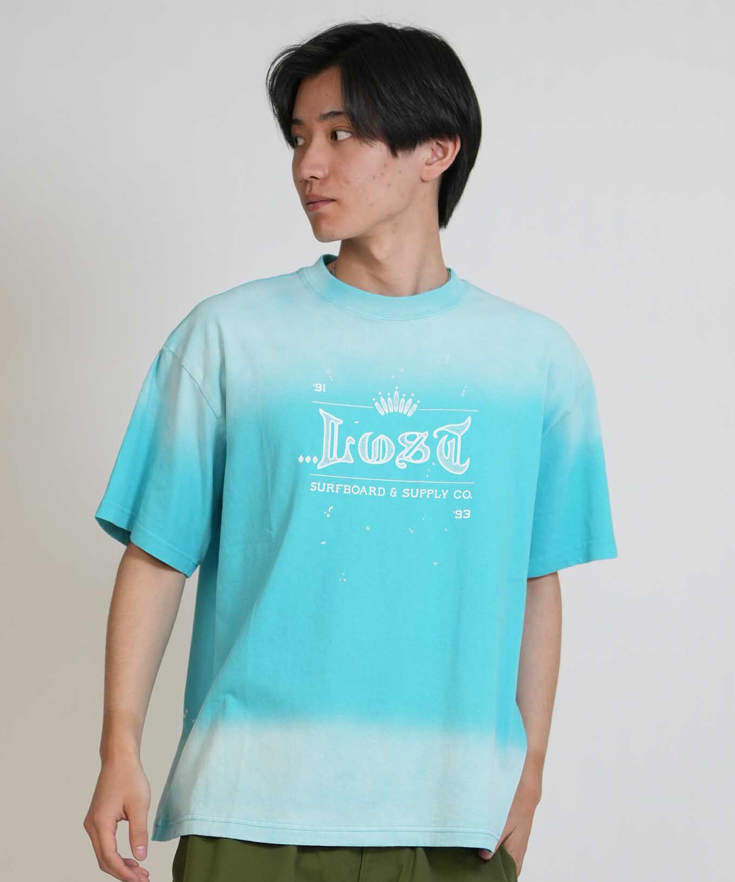 LOST ロスト 半袖 Tシャツ メンズ サーフTシャツ KING SKULLY TEE LM6S
