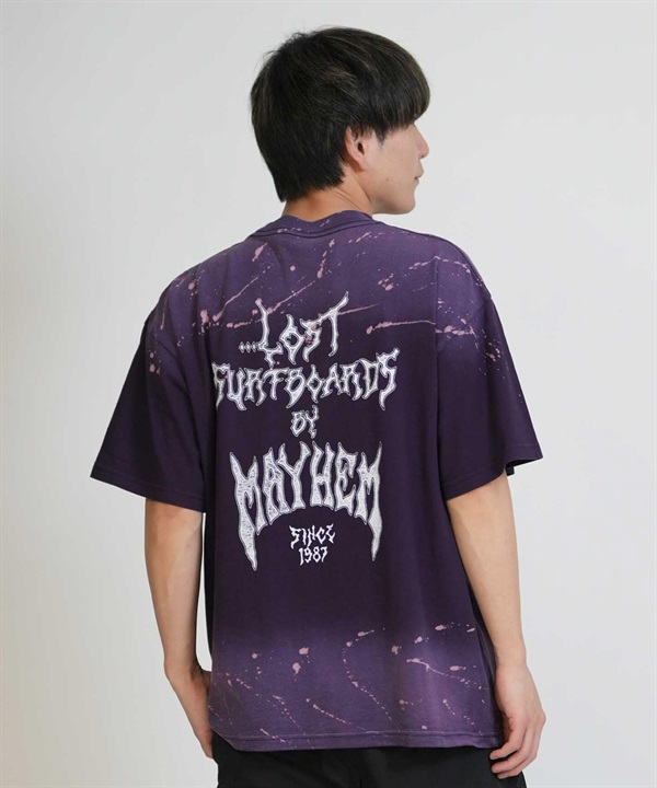 LOST ロスト 半袖 Tシャツ メンズ バックプリント MEYHEM SINCE 87 TEE LM6S-2103