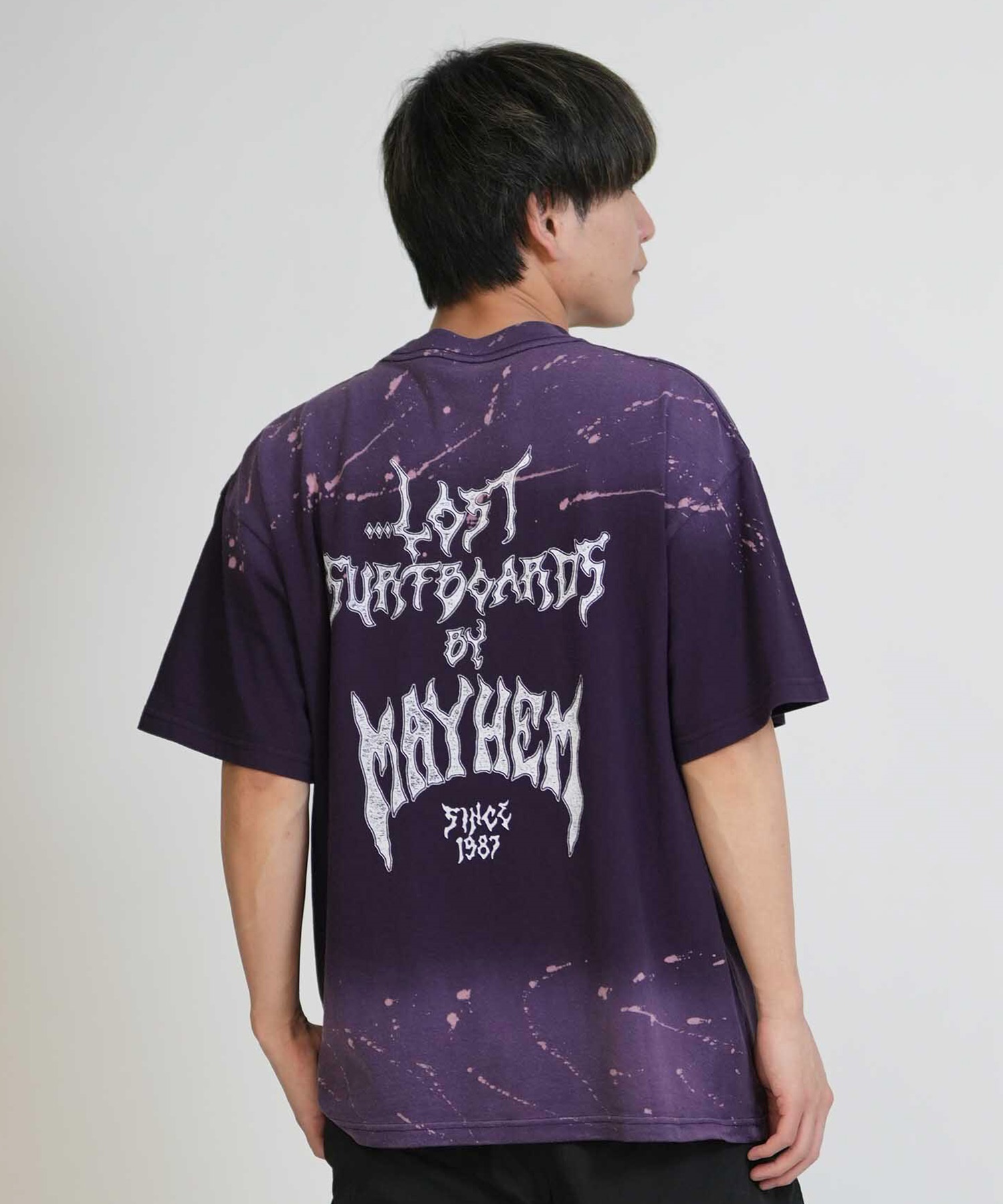 LOST ロスト 半袖 Tシャツ メンズ バックプリント MEYHEM SINCE 87 TEE
