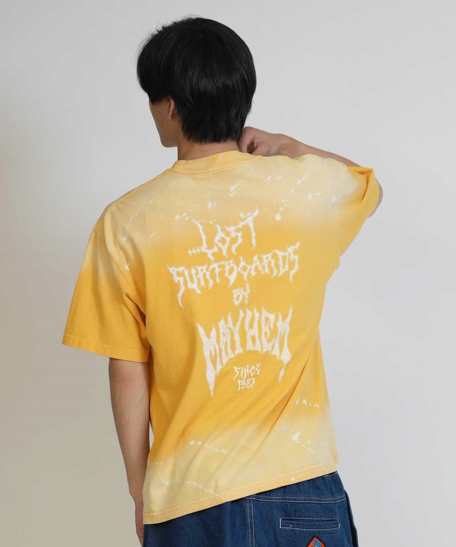 LOST ロスト 半袖 Tシャツ メンズ バックプリント MEYHEM SINCE 87 TEE