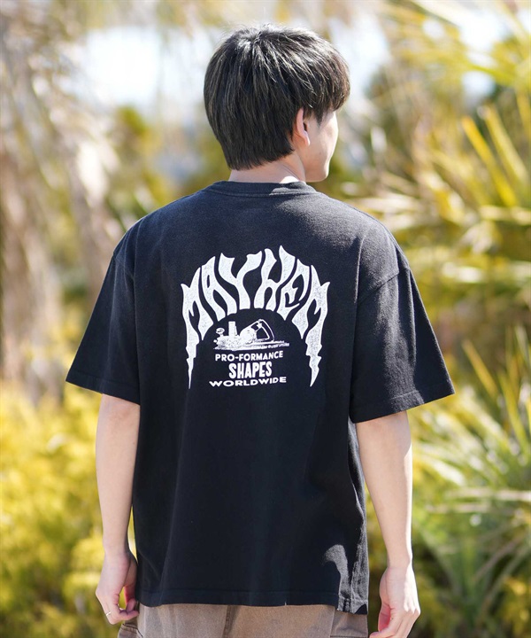 LOST ロスト 半袖 Tシャツ メンズ グラフィック MEYHEM SPRAY TEE LM6S-2104