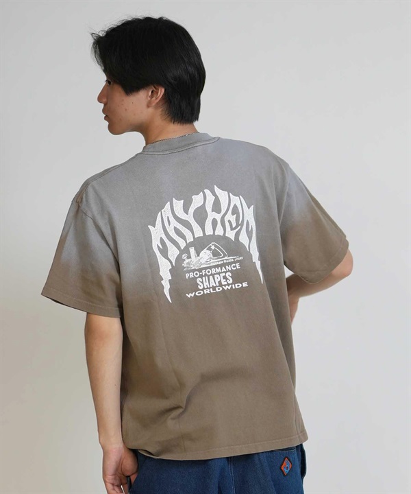 LOST ロスト 半袖 Tシャツ メンズ グラフィック MEYHEM SPRAY TEE LM6S-2104