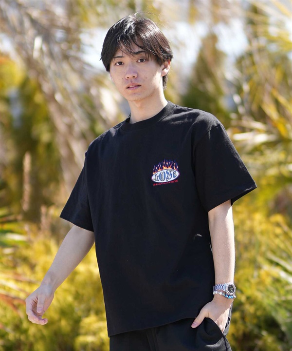 LOST ロスト 半袖 Tシャツ メンズ ロゴ FLAMER LOGO TEE LM6S-2107