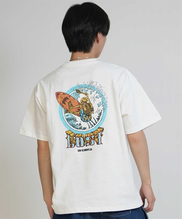 lost ロスト 半袖 Tシャツ メンズ バックプリント AXIS TEE LM6S-2114